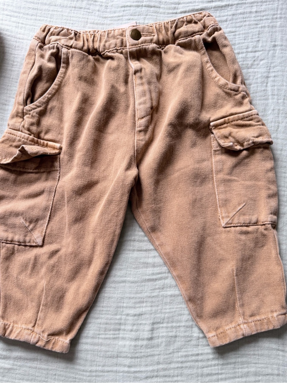 Zara Kids Overalls in Dusty Peach